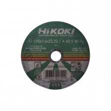Круг отрезной (150x1,6x22,23 мм) A 40 - HITACHI / HiKoki металл, шт.