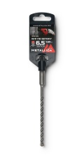 Бур по бетону SDS-plus METALLICA Ultra  6,5х160/100 мм, Х-напайка, 4 спирали