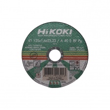Круг отрезной (125x1,6x22,23 мм) А 40 - HITACHI / HiKoki металл, шт.
