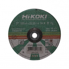 Круг зачистной 27 (230х6,0х22 мм) A 24 - HITACHI / HiKoki металл, шт.