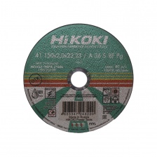 Круг отрезной (150x2,0x22,23 мм) A 40 HITACHI / HiKoki металл, шт.